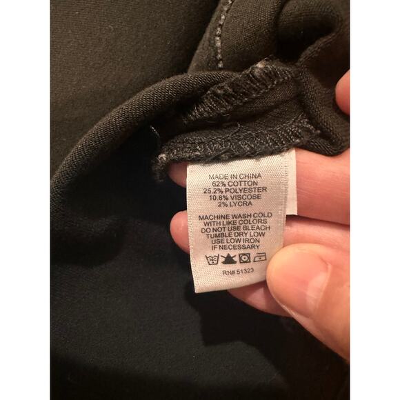 1. State A-Line Black Wash Denim Mini Skirt, size 32 - Picture 7 of 8